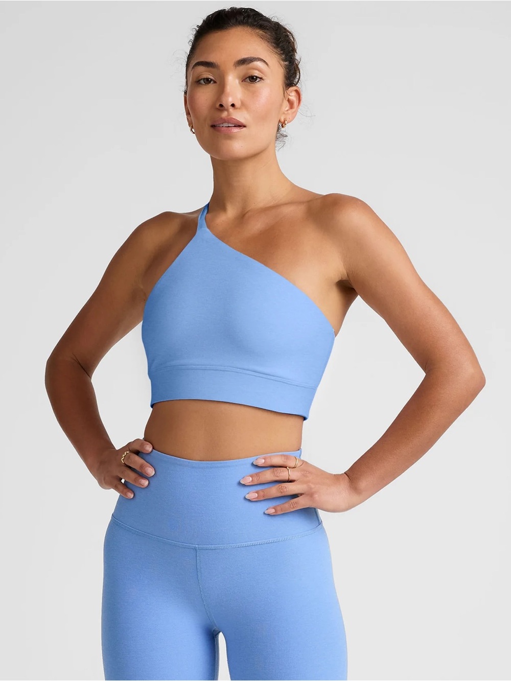 Beyond Yoga | Spacedye™ One Shoulder Long Line Bra